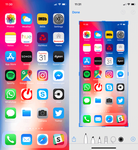 How to take a screenshot on iPhone X