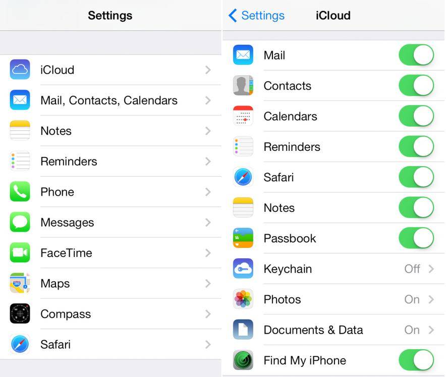 Sync iPhone and iPad via iCloud