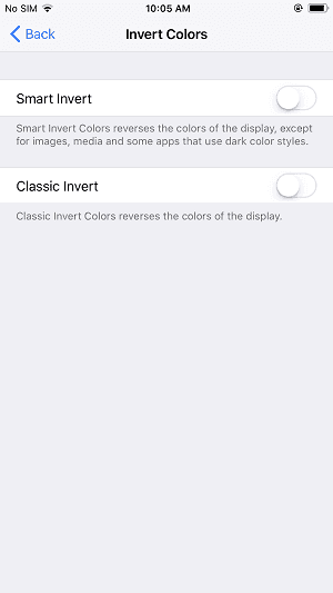 How to invert colors on iPhone 8/8 Plus