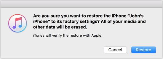 Restore iPad via Recovery Mode