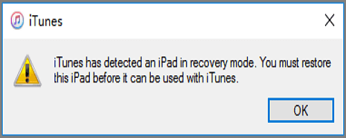 fix iPad stuck on Apple logo with DFU mode
