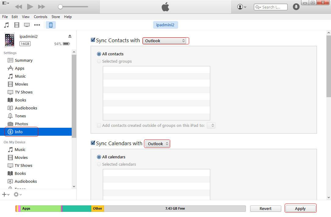 itunes-sync-contacts-calendar-outlook