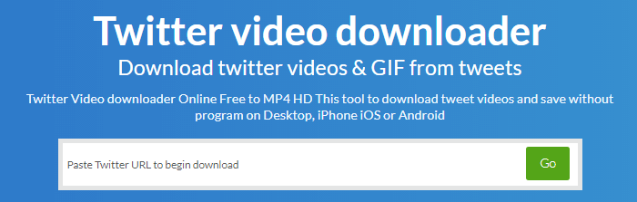 How to download Twitter videos with online Twitter video downloader