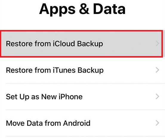 How to transfer data from iPhone to iPhone using iCloud