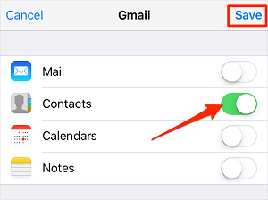 How to sync contacts from iPhone to Mac with Gmail