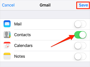 How to back up iPhone contacts to Gmail