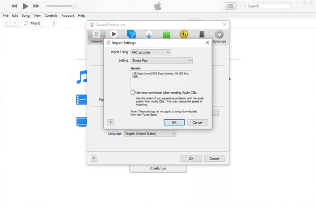 Import a CD to iTunes