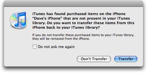 Transfer music from iPhone to computer