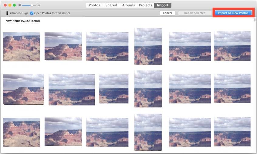 How to transfer photos from iPhone to Mac - Method 2