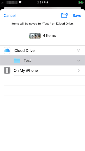 How to tranfer videos from iPhone to Mac via iCloud Drive