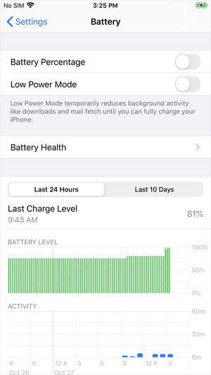How to turn off Low Power mode
