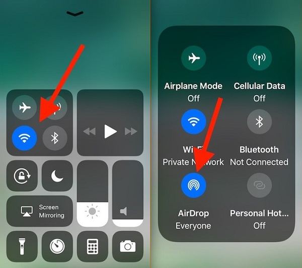 How to transfer data from one iPhone to another via AirDrop