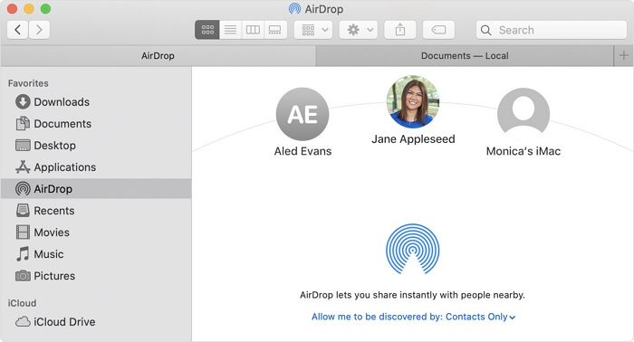 How to AirDrop from Mac to iPad