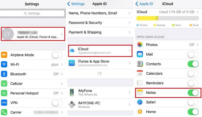 How to access iCloud Notes on PC - Set up iCloud Notes on iPhone/iPad