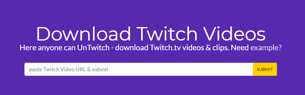 How to download Twitch streams with online Twitch video downloader