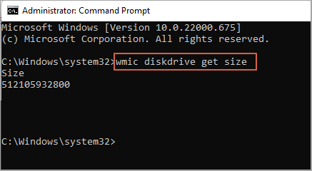 check disk drive with command