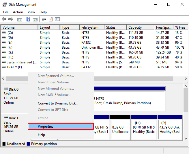 check disk partition style - 1
