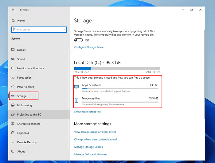 check disk space in Windows 11 - 2