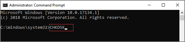 type chkdsk