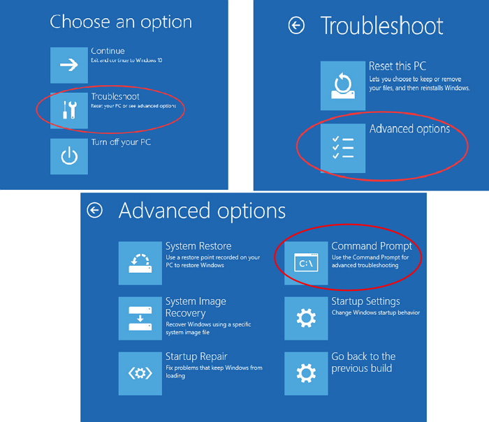 fix the damaged mbr from command prompt