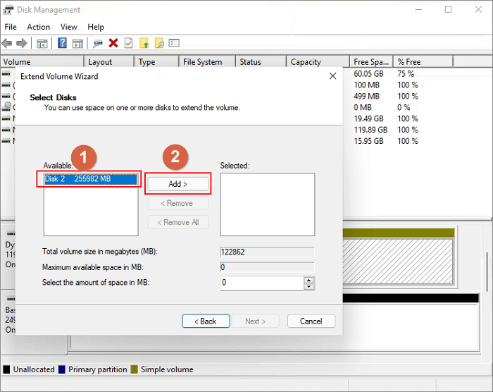 combine SSD dirves with Disk Management - 7