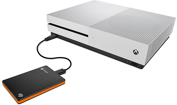 Connect external hard drive to Xbox One Model