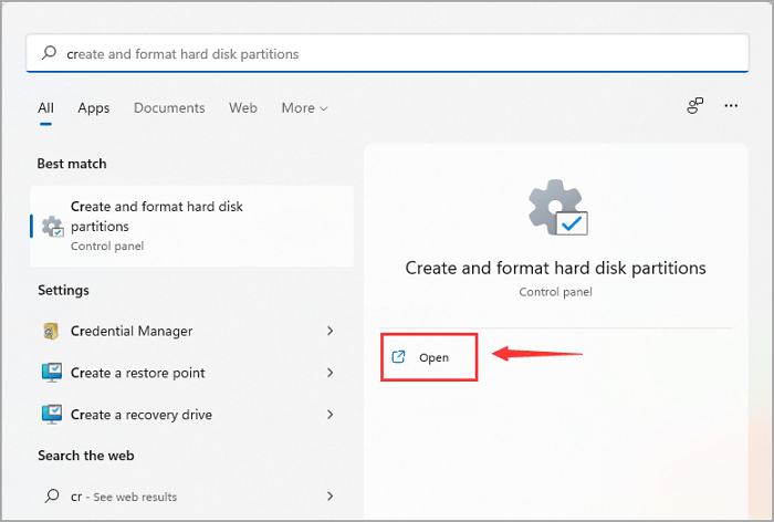 create and format hard disk partitions