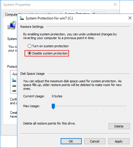 fix cannot shrink volume windows 10