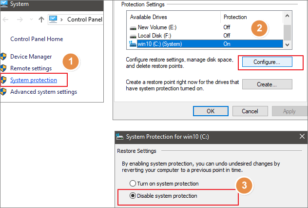 restore system to fix code 10