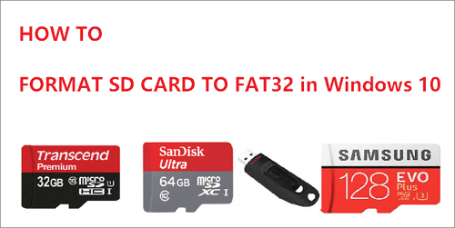 format sd card fat32 windows 10