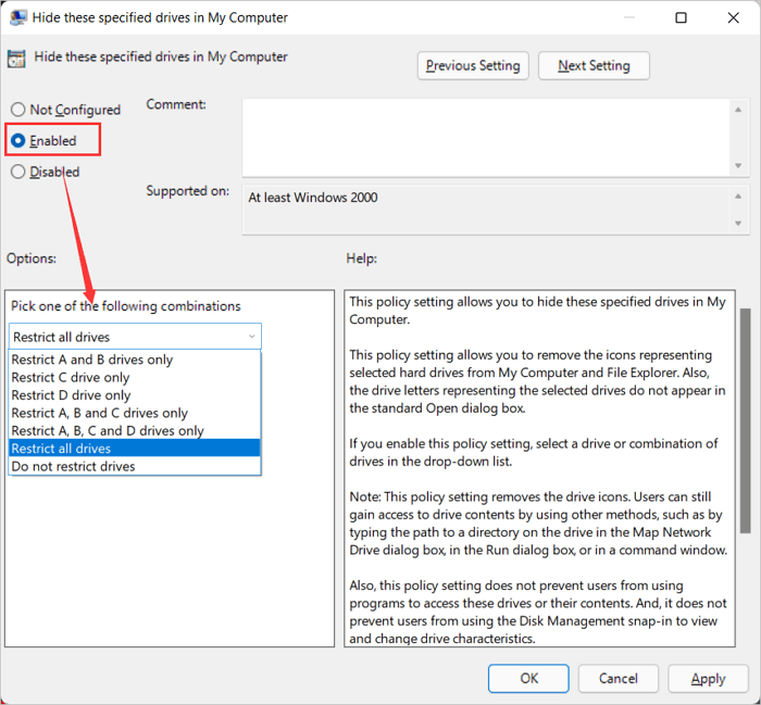 hide partitions from local group editor - 2