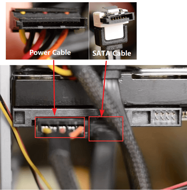 Reconnect hard drive