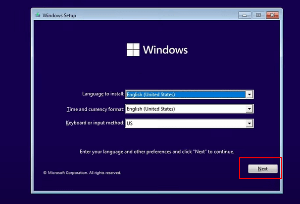 Install Windows 11