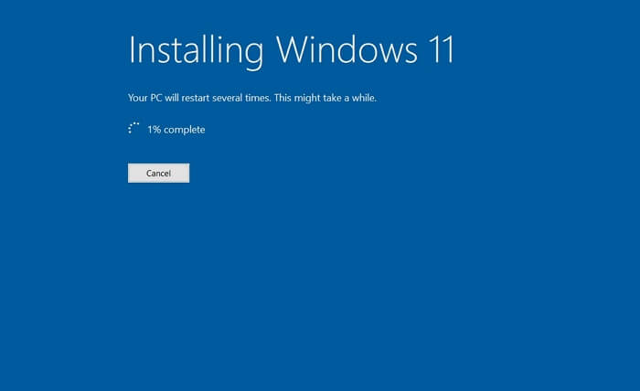 Installing Windows 11