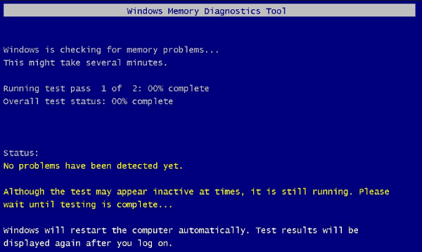 Repair Windows BSOD error with Memory Diagnostic tool .