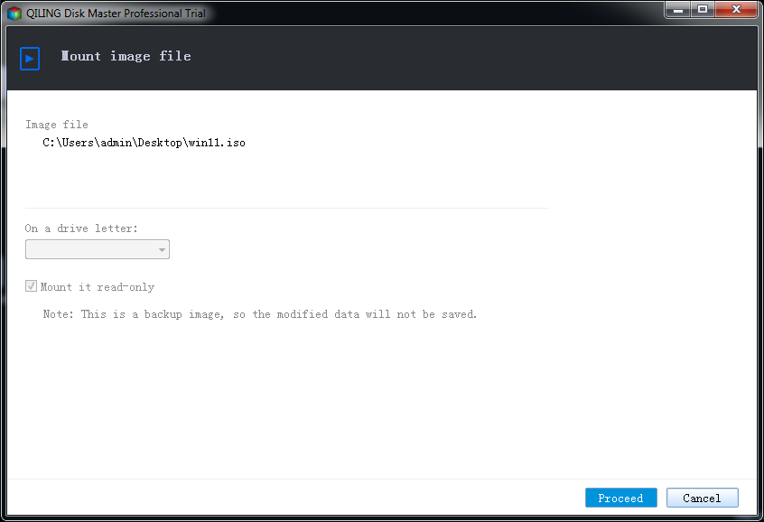 create qiling partition master bootable disk