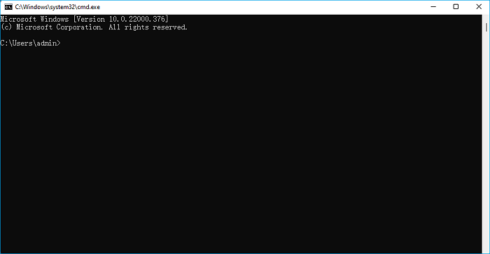 Command Prompt wnidow