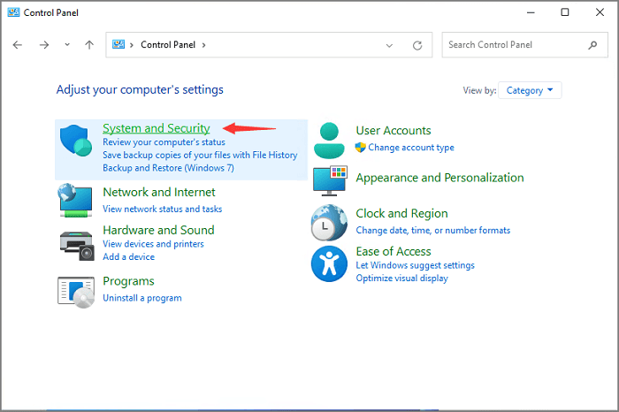 open disk management via control panel 1