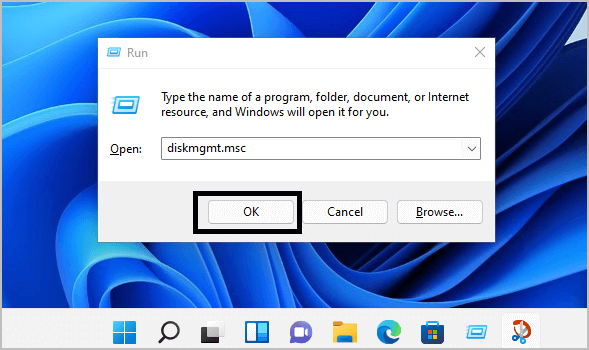 open disk management windows 11