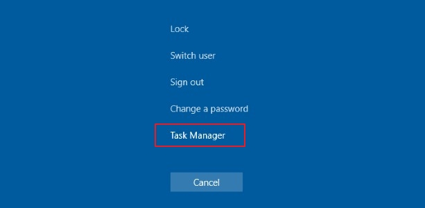 Open Task Manager