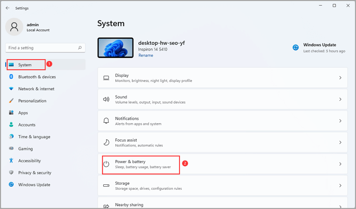 change power usage - 1