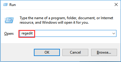 open windows 10 registry editor