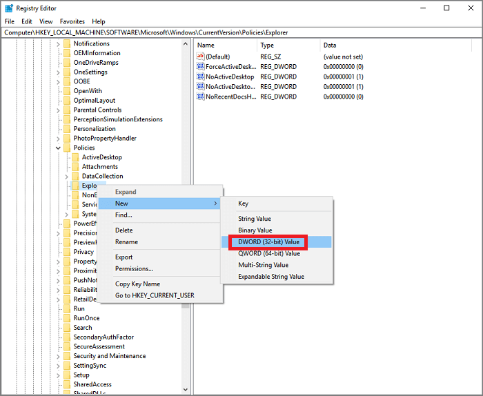 registry editor hide drive