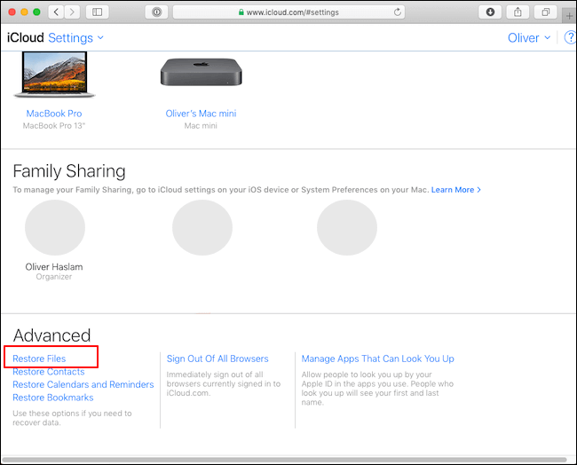 Restore from iCloud