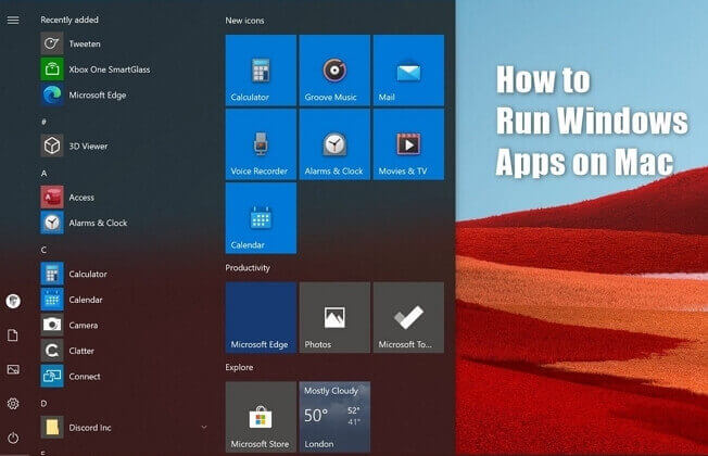 run windows apps on mac