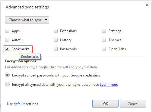 restore bookmarks chrome mac - sync bookmarks chrome