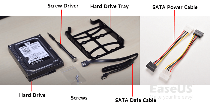 Tools to install a second hard drive