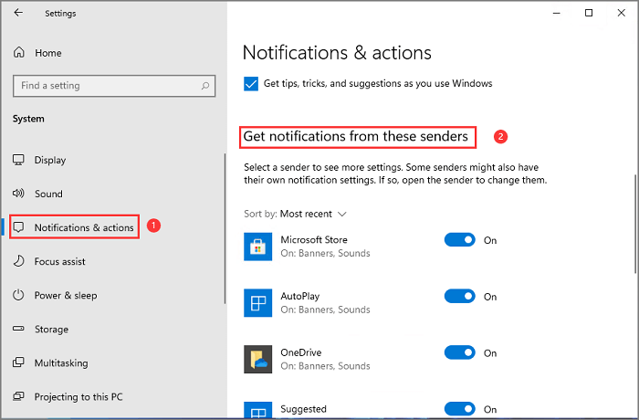 turn off notification windows 11
