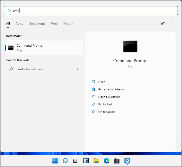 type cmd windows 11