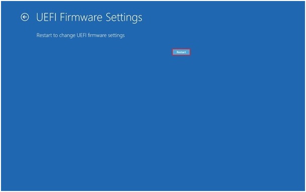 UEFI firmware settings